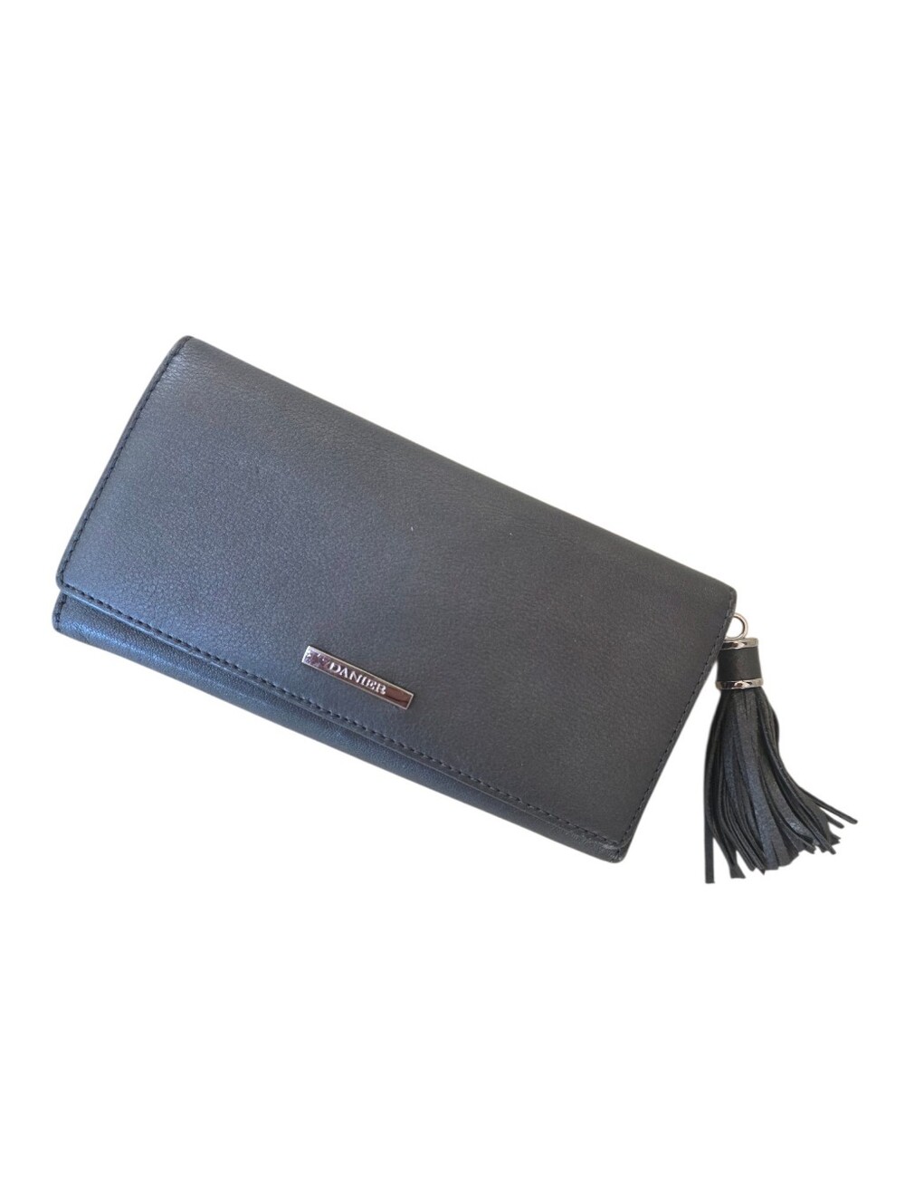 Danier Silver Tassel Wallet LOTS OF POCKETS AND SPACE